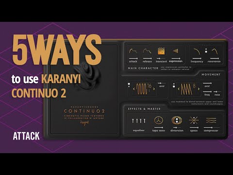 5Ways To Use Continuo 2 by Karanyi Sounds