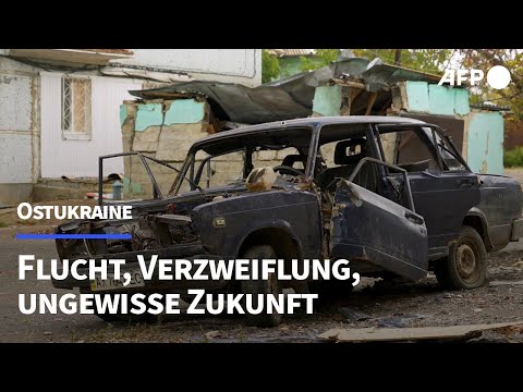 Ostukraine: Flucht, Verzweiflung, ungewisse Zukunft | AFP