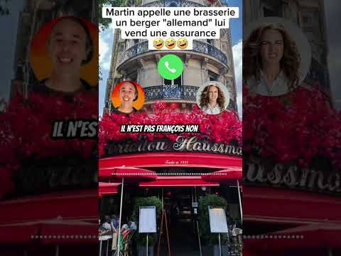 Martin appelle une brasserie un berger allemand lui vend une assurance