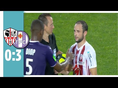 Relegationskracher gegen Toulouse wird ein Geisterspiel | Ajaccio – Toulouse 0:3 | Highlights