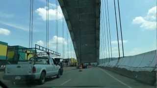 preview picture of video 'Moundsville WV Bridge over the Ohio River Painting 8/2/2012'