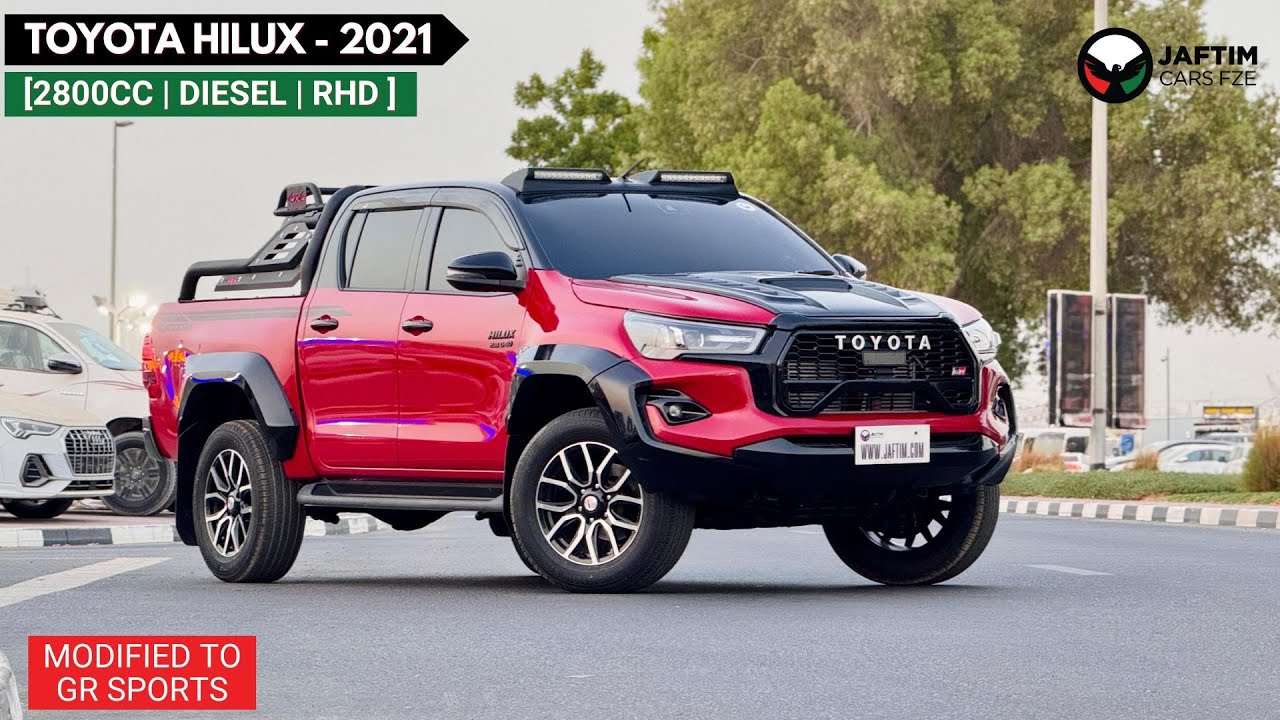 Toyota Hilux MODIFIED TO GR SPORTS | 2.8L DIESEL ENIGINE | AUTOMATIC TRANSMISSION | LEATHER SETAS | RHD | 2021 video