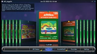 New AtGames User Interface Demo! Legends CE-4K in Landscape!