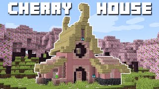 Minecraft 1.20 - Cherry Wood House Tutorial (How to Build)