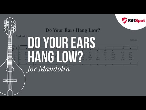 Do Your Ears Hang Low? Mandolin Tab