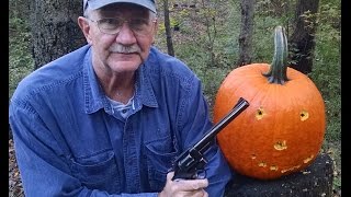 Pumpkin Carving with a .44 Magnum S&W