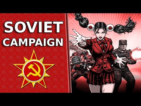 Red Alert 3 Uprising - Full Soviet Campaign Playthrough - Hard Difficulty