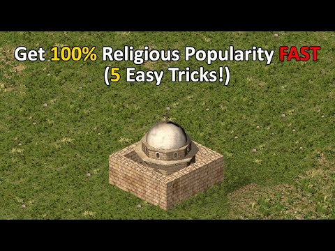 Stronghold Crusader: How to Get 100% Religious Popularity FAST (5 Easy Tricks!)