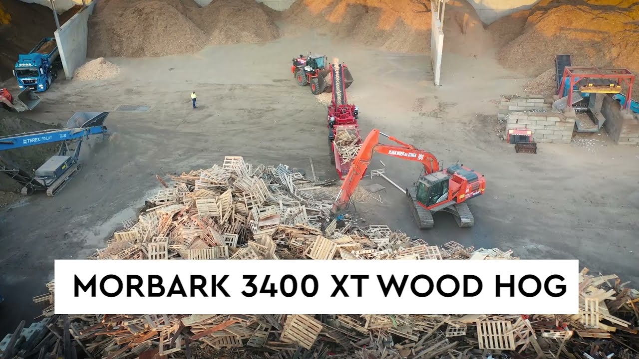 Morbark 3400 XT Wood Hog Horizontal Grinder / Shredder (English)