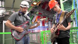 Google Science Fair takes the CMS Guitar underground