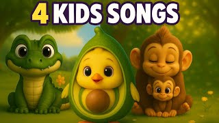 Download lagu See You Later Alligator 🐊   3 More Adorable Songs | Cutest 3D Kids Song Compilation mp3