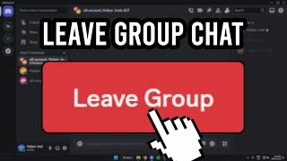 How To Leave A Discord Group Chat