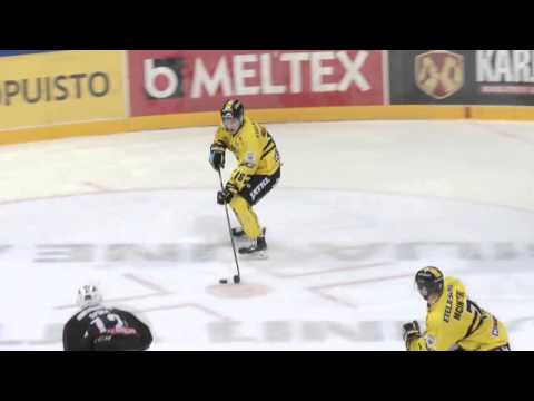 Dave Spinan taklaus Kalle Maalahteen 2.12.2015 ottelussa TPS - SaiPa