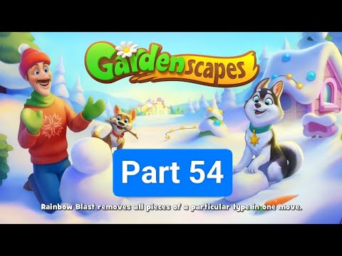 Gardenscapes New Area Part 54 (story and gameplay)