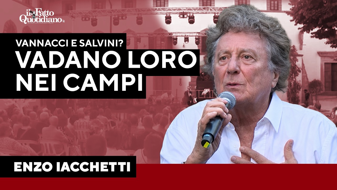 “Remigrazione? Vadano Vannacci e Salvini a raccogliere pomodori”: Iacchetti intervistato da Scanzi