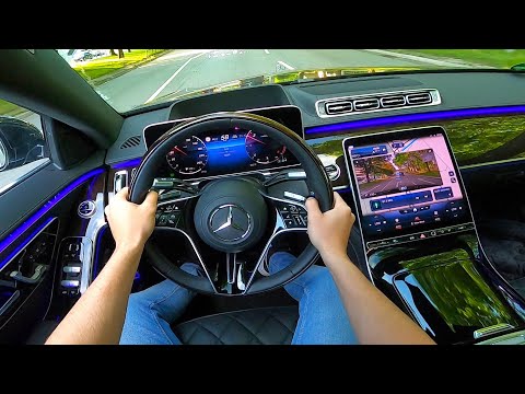 2022 Mercedes Benz S Class S350d 4MATIC - pov test drive