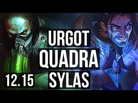 URGOT vs SYLAS (TOP) | Quadra, 10/2/8, Legendary, 400+ games | EUW Master | 12.15
