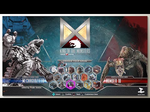 Mechagodzilla vs No.10 with Healthbars