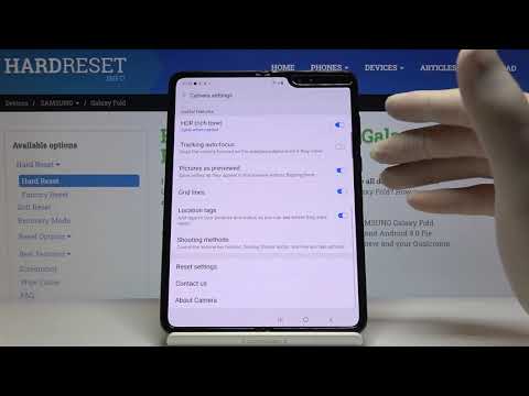 How to Turn On Location Tags in Camera in SAMSUNG Galaxy Fold – Location Mark
