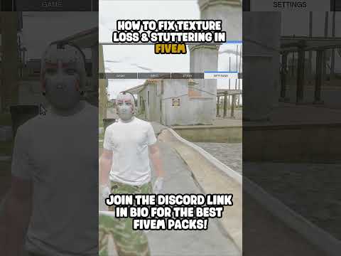 How to fix Texture Loss & Stuttering in FiveM! #shorts