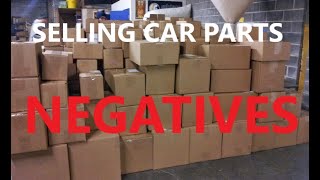 eBay Business: Negatives I have learned from parting out cars for profit, selling car parts on ebay