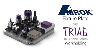 AMROK Fixture Plate with Swiss-Modular Workholding