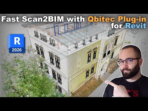 Point cloud Plug-in for Revit 2026 | Qbitec for Revit Tutorial