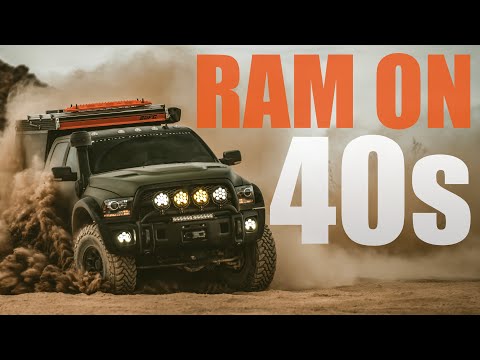 OVERLAND AEV RAM TRUCK ON 40s!!!