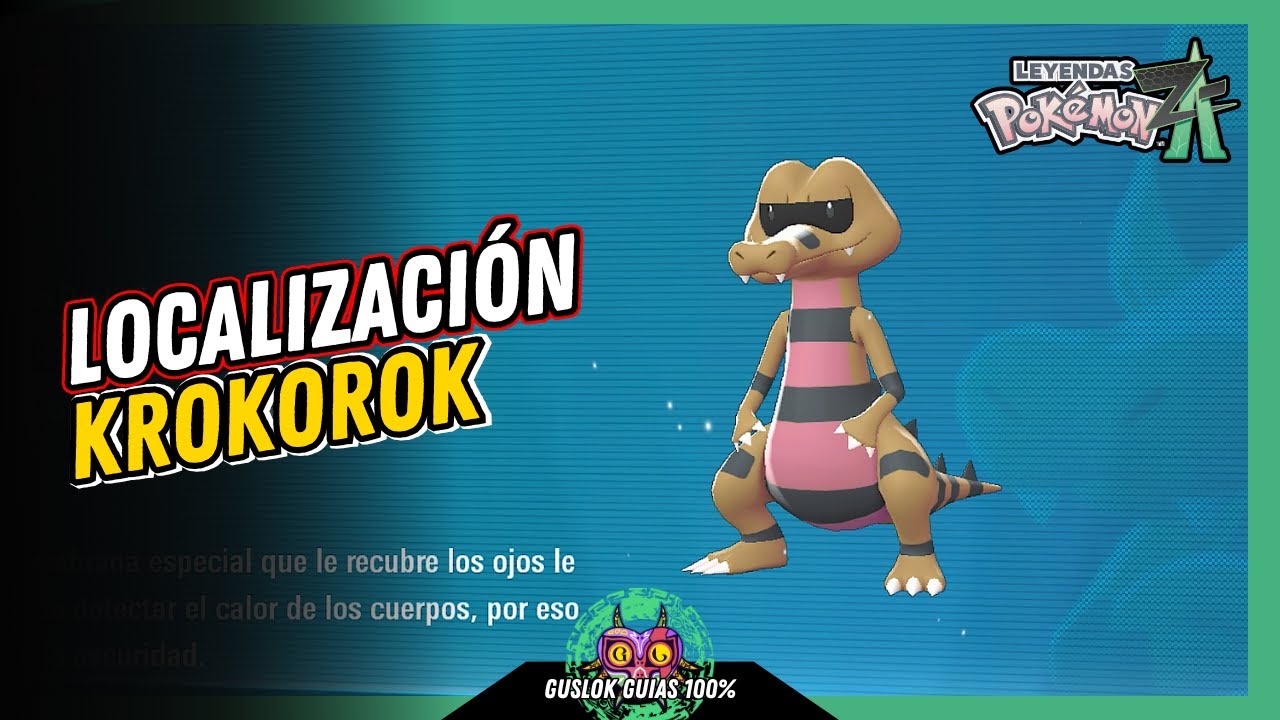 UBICACIÓN de KROKOROK | GUÍA 100% | 💯Leyendas Pokemon: Z-A🏆 UBICACIÓN de KROKOROK | GUÍA 100% | 💯Leyendas Pokemon: Z-A🏆