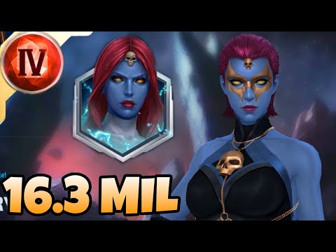 16.3 MIL ABX || T4 MYSTIQUE is a POWERHOUSE || Speed villain || Burn || MARVEL Future Fight || mff
