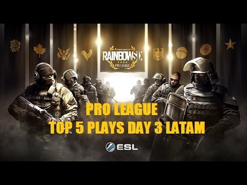Rainbow Six Pro League TOP 5 Plays Day 3 LATAM - Santos vs V3 Masters - Pain vs Semxorah