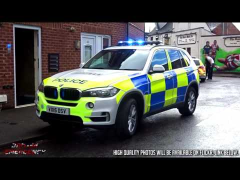 2x NEW BMW X5 ARVs and Ford Mondeo Dog Unit on Scene