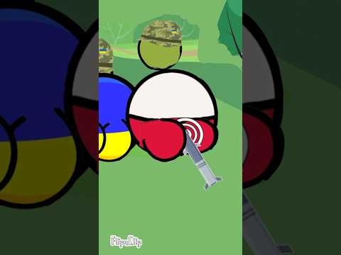 Poland gets Cheeked #shorts #countryballs #polandball #animation