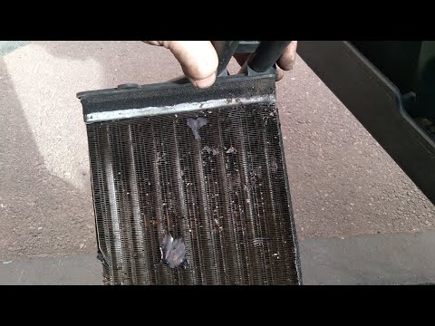 Замена радиатора печки ауди 80