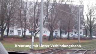preview picture of video 'Führerstandsmitfahrt Linie1,2 Linz Teil 1 Universität Rudolphstraße, Urfahr'