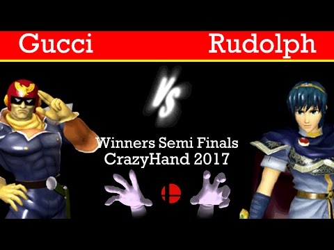 CrazyHand 2017 WSF - Gucci(Falcon) vs. Rudolph(Marth)