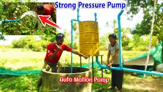 Download lagu Pressured Pump from Deep well, Amazing Auto water motion from deep well using pressure yellow tank mp3