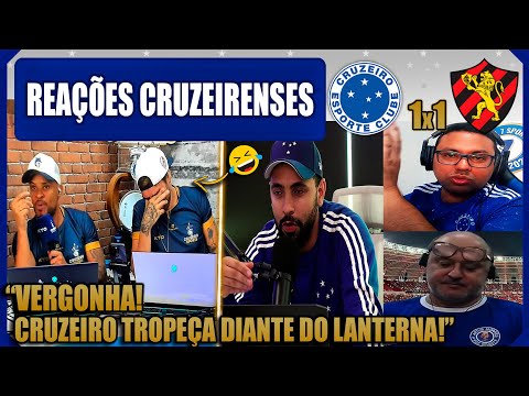 REAÇÕES CRUZEIRENSES - CRUZEIRO 1x1 SPORT - EMPATE FRUSTRANTE - VAMOS RIR DO CRUZEIRO!