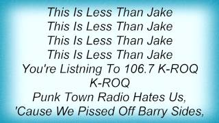 Less Than Jake - Kroq Song Lyrics