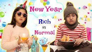 NEW YEAR PARTY - RICH vs NORMAL PEOPLE | #MoralValues #Roleplay #Fun #Sketch #MyMissAnand