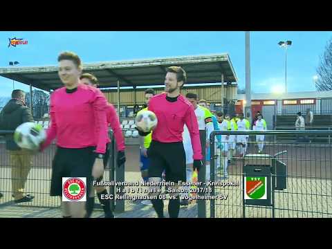 Essener Kreispokal 2018 HF ESC Rellinghausen 06 vs  Vogelheimer SV