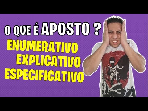 What is an appositive? What is the difference between exemplificative, specificative, and enumera...