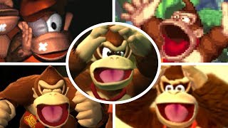 Evolution of Donkey Kong Deaths and Game Over Scre