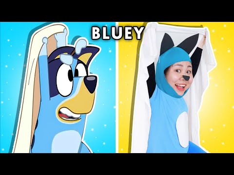 Funny Moments of Bluey and Family - Parody The Story Of Bluey | Hilarious Cartoon | Bluey Parody