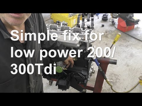 Simple fix for low power 200 / 300Tdi