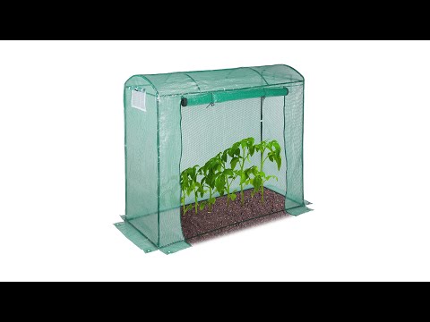 Tomatengewächshaus 170x200x80 Grün - Stahl - 80 x 170 x 200 cm