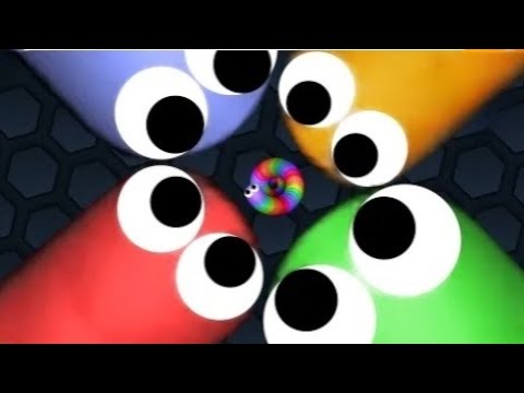 Slither.io A.I Pro Tiny Snake vs Giant Noob Snakes Epic Gameplay (Slitherio enjoy in the game)