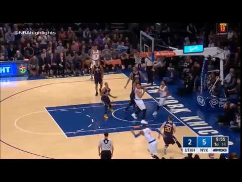 Derrick Rose's Crazy Assist to Kristaps Porzingis