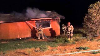 preview picture of video 'Clovis Fire Department - Structure Fire in Curry County'