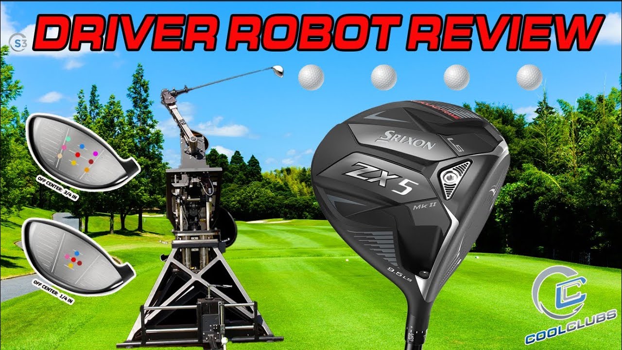 Srixon ZX5 Mk II LS Driver Robot Tested Video